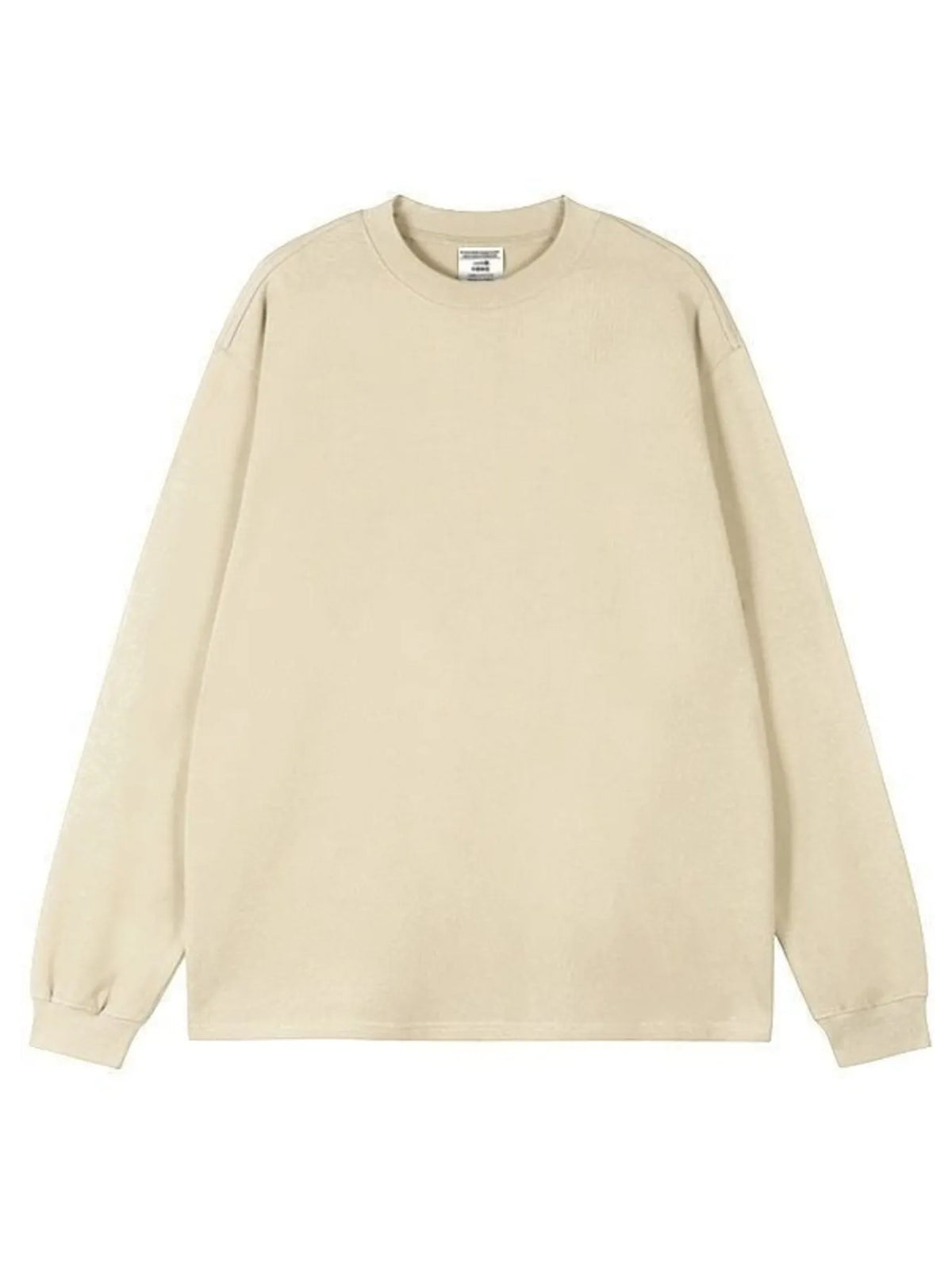 Men's Plus Size Round Neck Long Sleeve T-Shirt