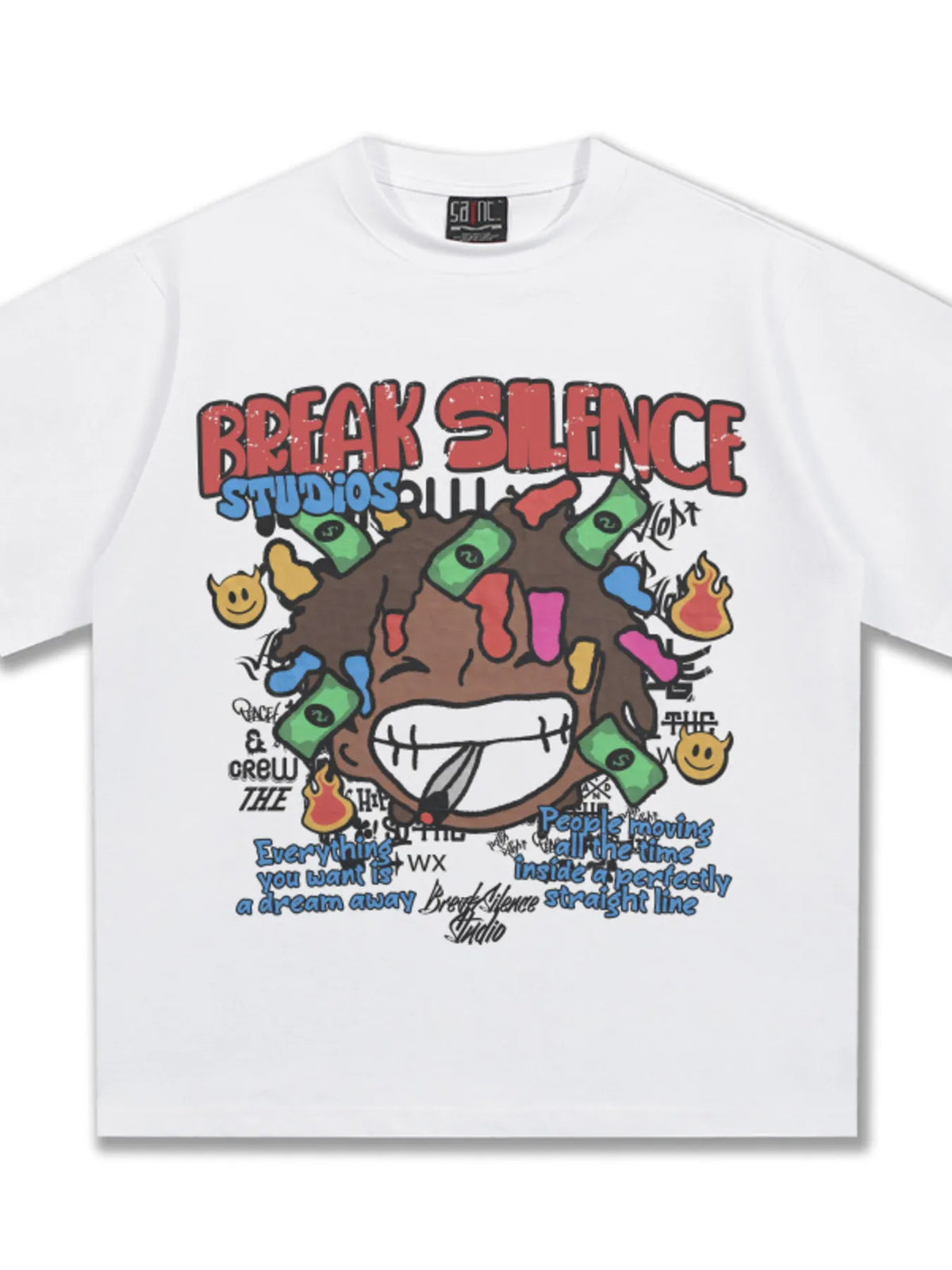 Men's Break Silence Graphic Relaxed Fit T-Shirt