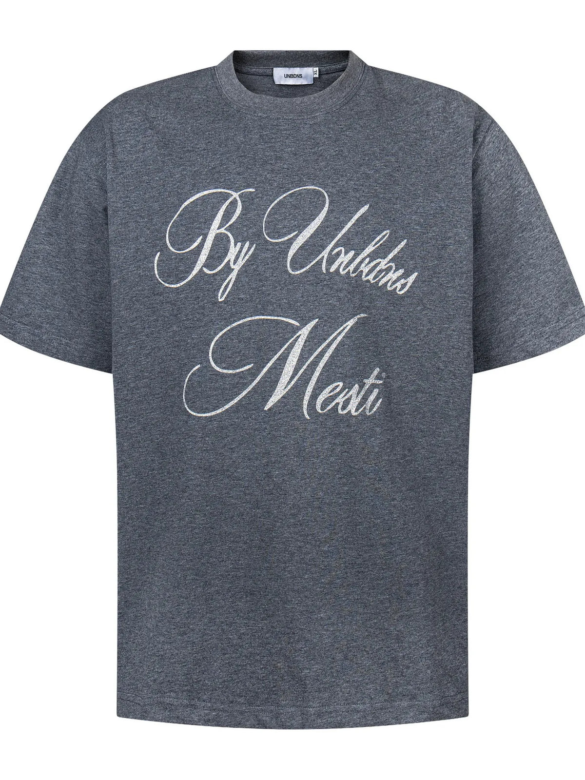 Men's Letter Round Neck Short Sleeve T-Shirt