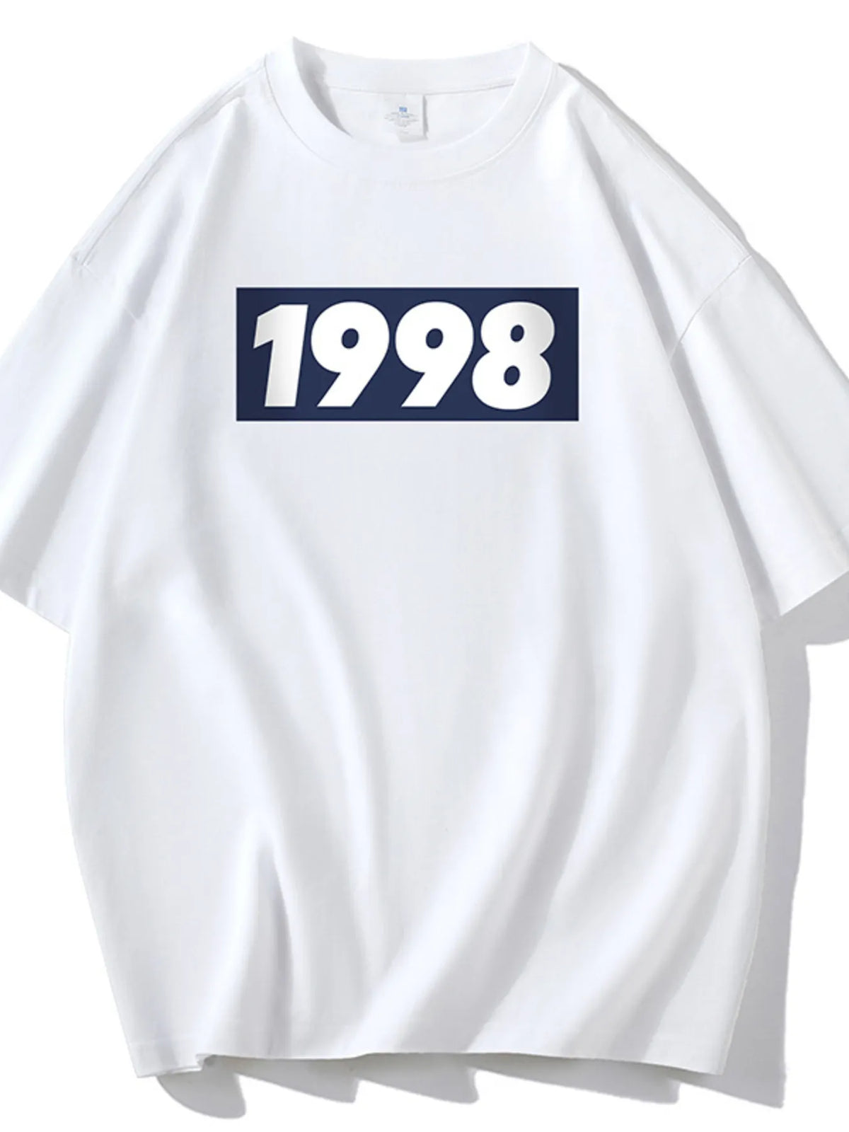 Men's Full Size 1998 Graphic Round Neck T-Shirt Plus Size