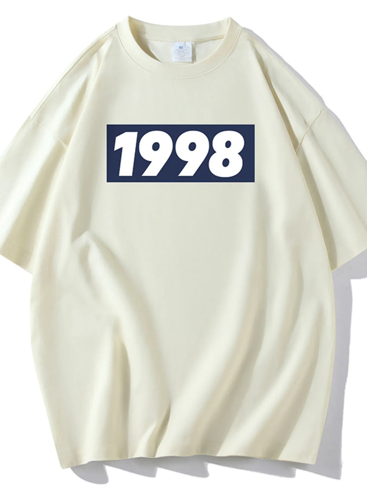 Men's Full Size 1998 Graphic Round Neck T-Shirt Plus Size