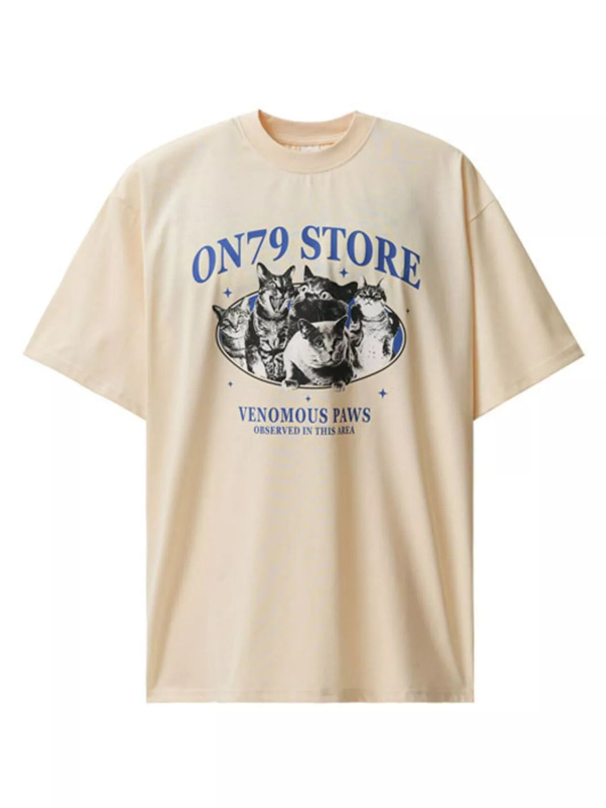 Men's Graphic Round Neck Short Sleeve T-Shirt