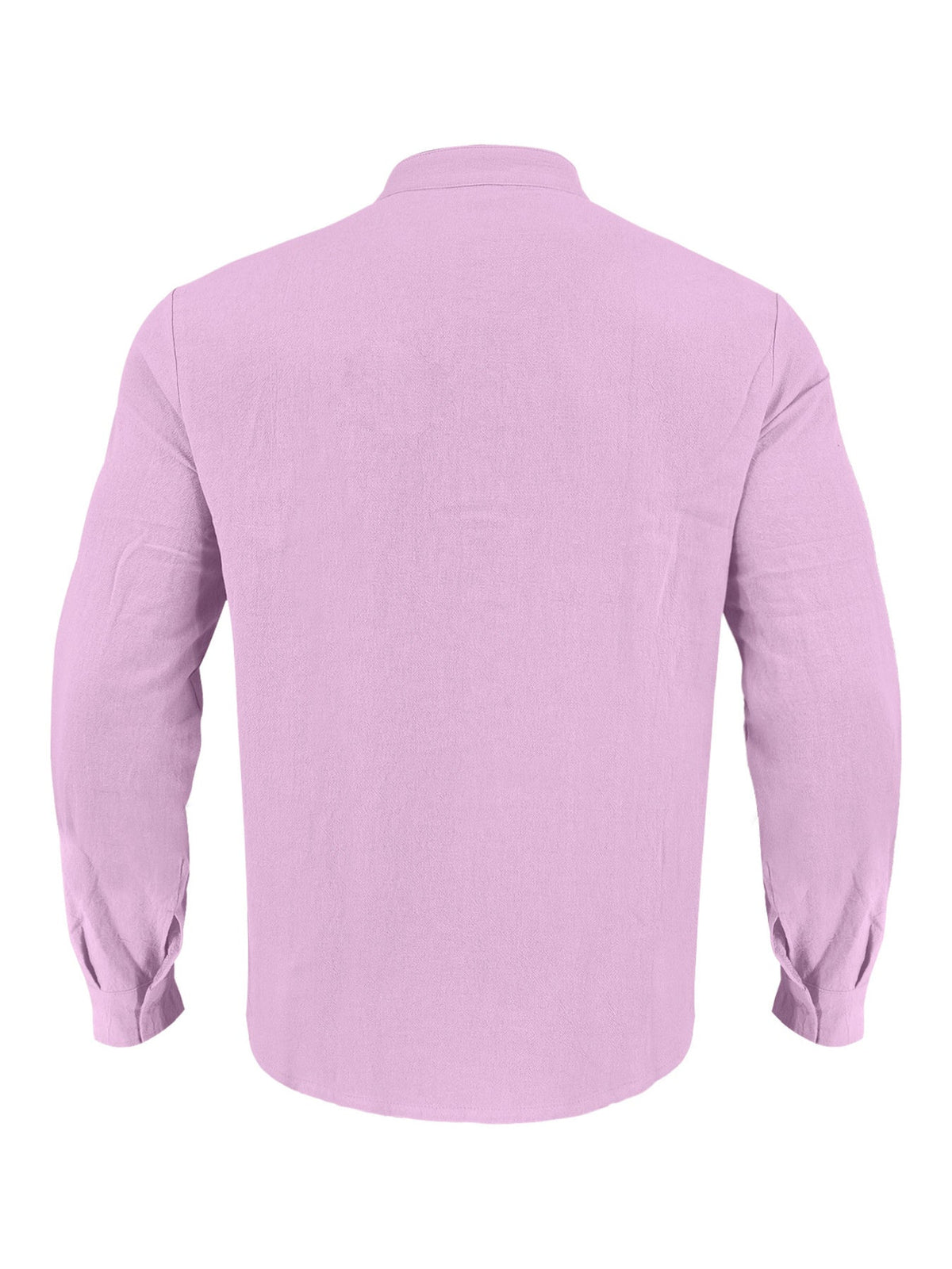 Men's Full Size Button Detail Long Sleeve Shirt Plus Size