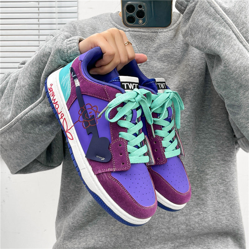 Reaper unit worldwide Mens Fashionable And Versatile Graffiti Shoes