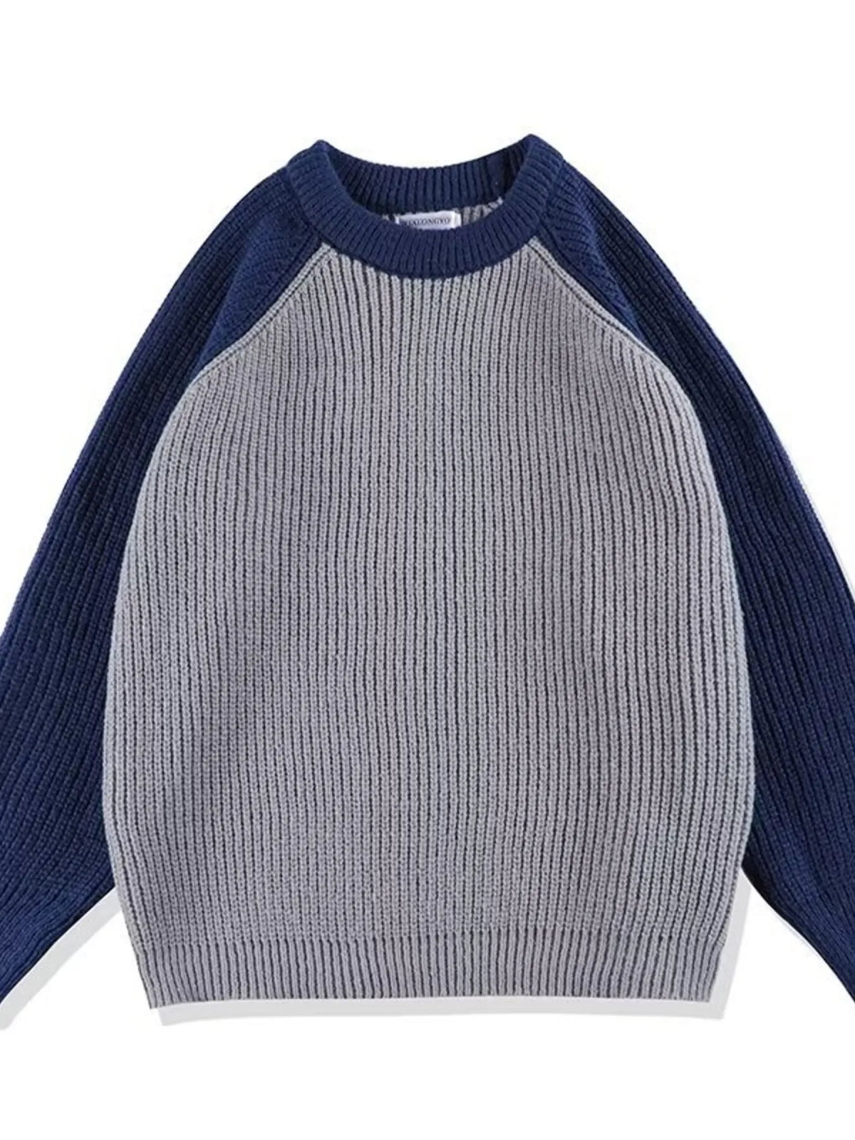 Men's Round Neck Raglan Sleeve Sweater