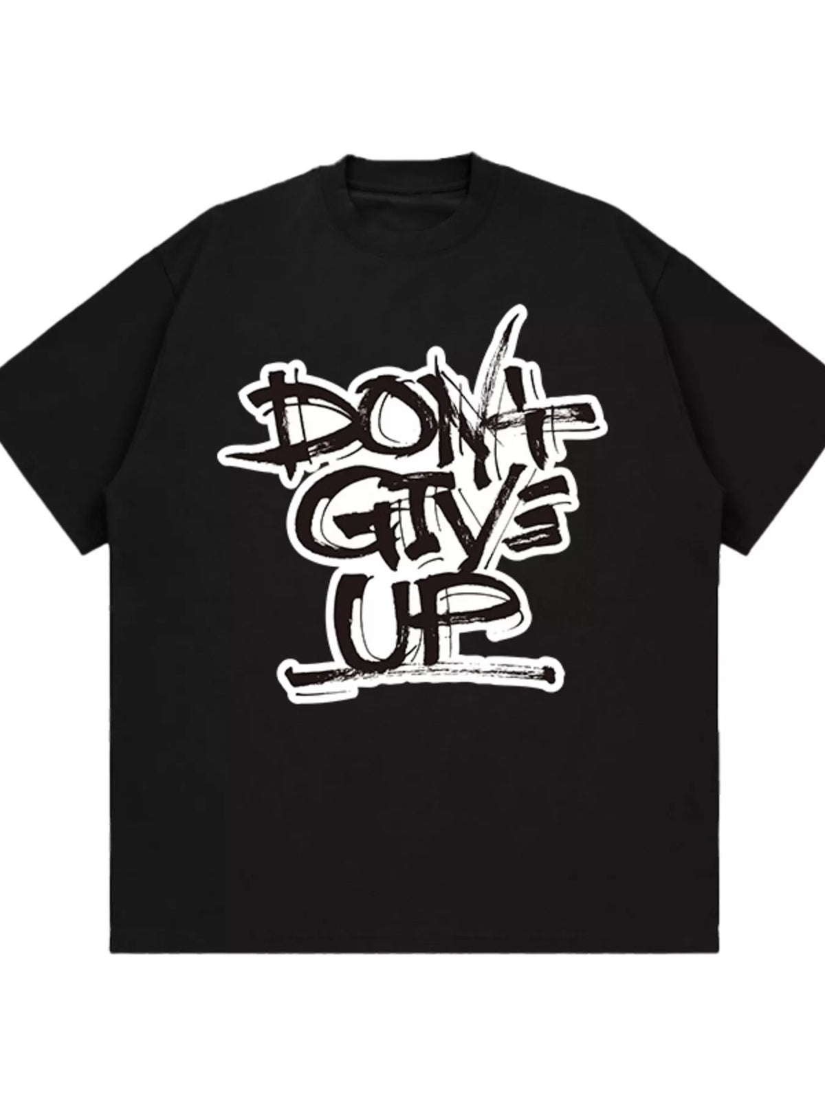 Men's Letter Graphic Crew Neck T-Shirt