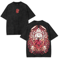 Hollow Knight Silksong Hornet vessel  – Washed Tee Cotton Menswear Top  | SEP 82