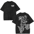Tour Rock 2025 Limited Twenty One Pilot Y2K Music – Washed Tee Cotton Menswear Top  | SEP 69