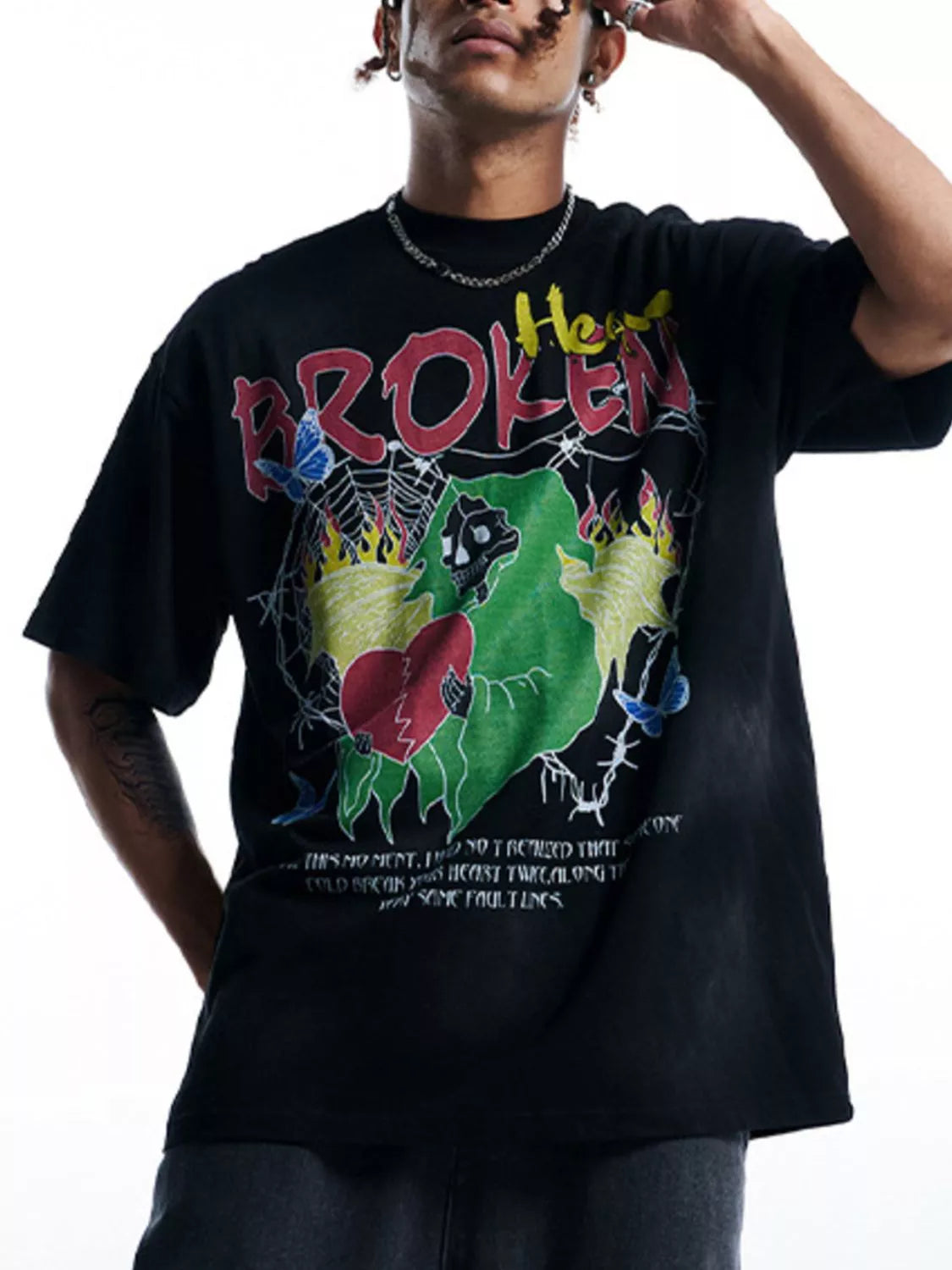 Men's Graphic Round Neck T-Shirt