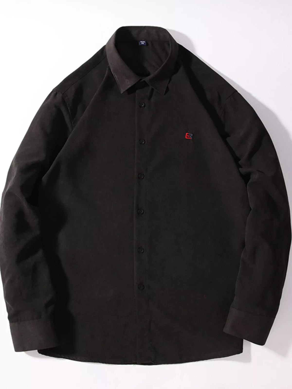 Men's Full Size Casual Button Up Long Sleeve Shirt Plus Size