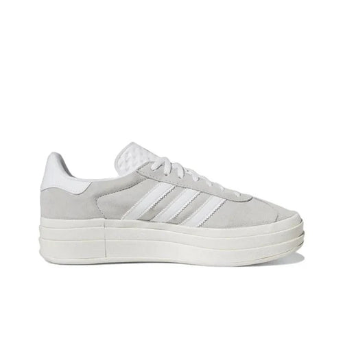 Adidas Gazelle Bold Grey White | Premium Suede Sneakers | Casual Comfort
