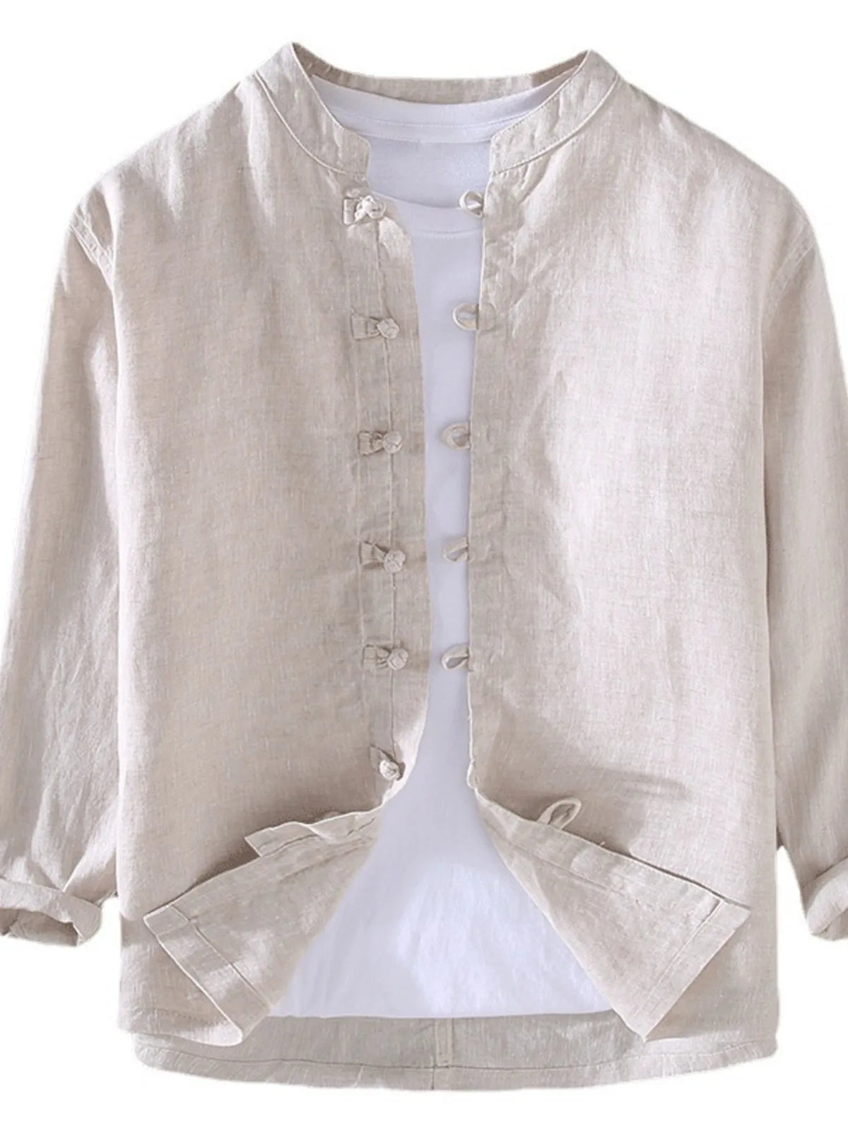Men's Plus Size Button Up Long Sleeve Shirt