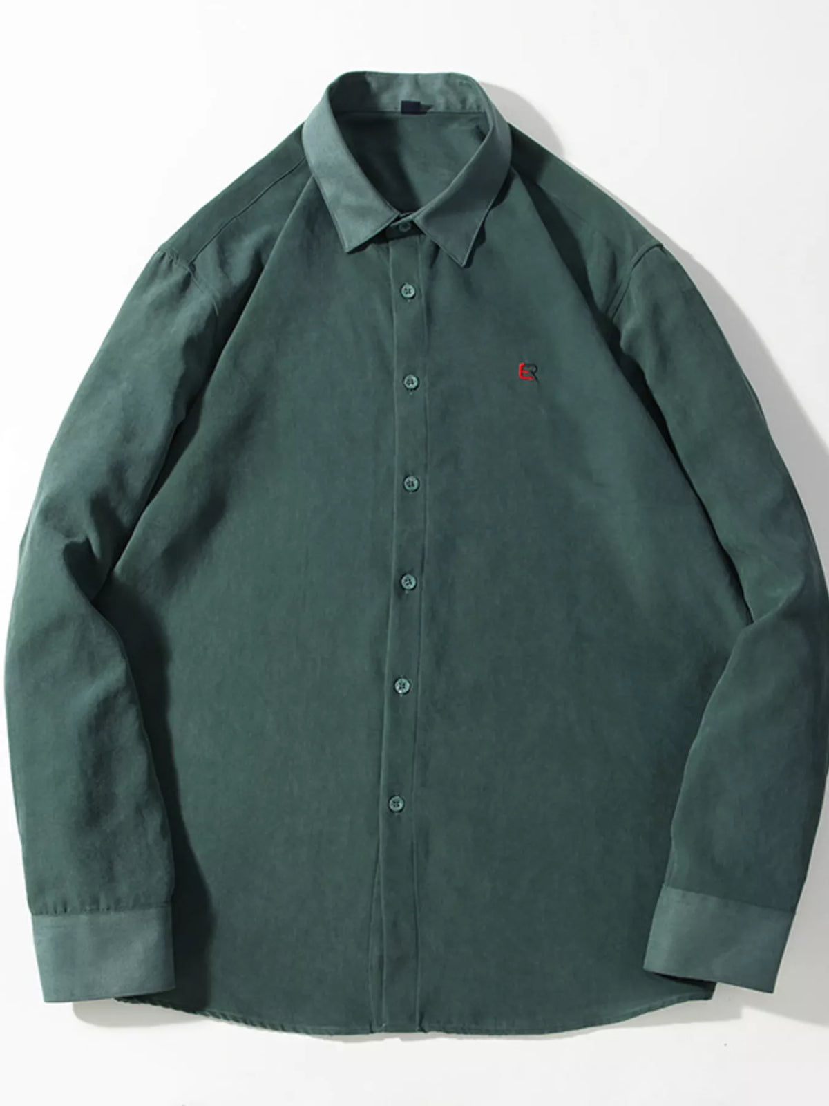 Men's Full Size Casual Button Up Long Sleeve Shirt Plus Size