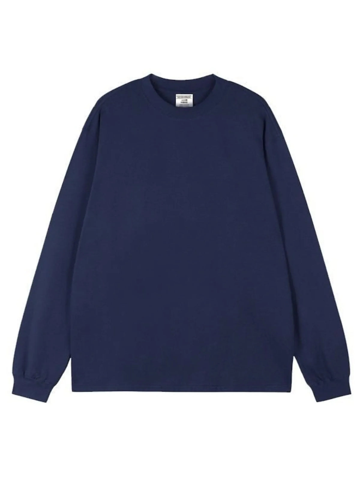Men's Plus Size Round Neck Long Sleeve T-Shirt