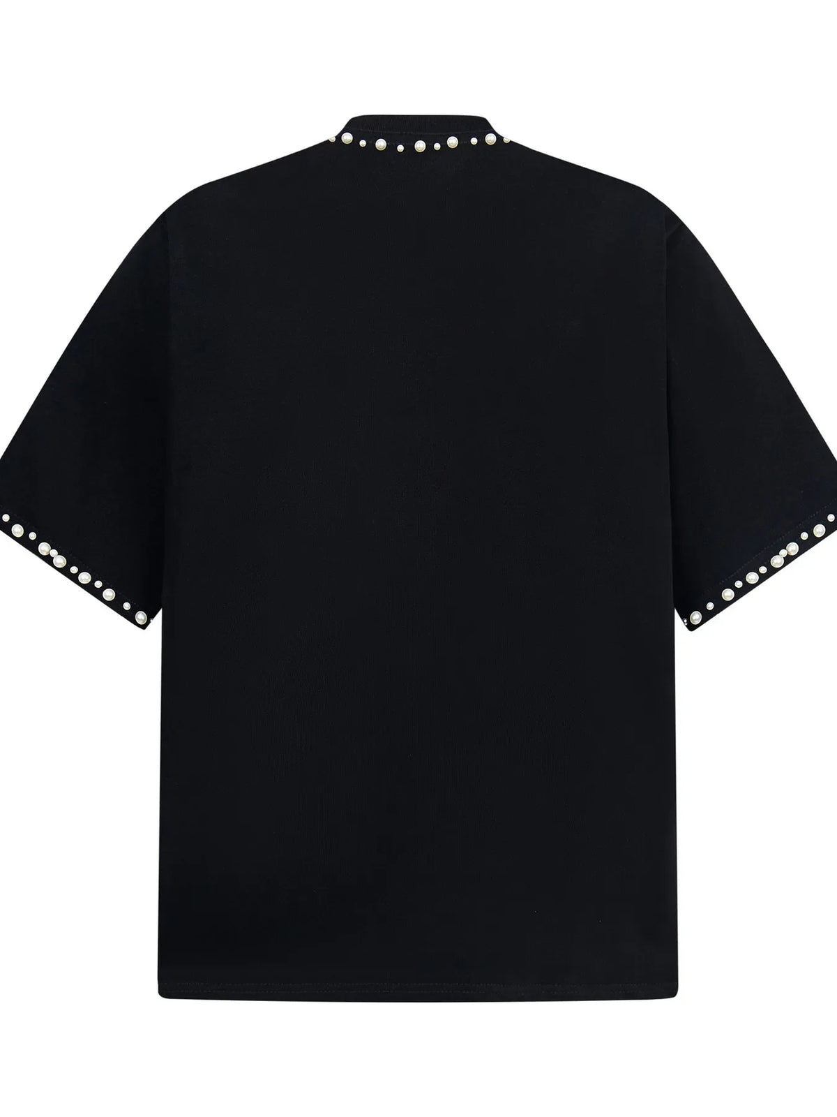 Men's Pearl Detail Round Neck T-Shirt