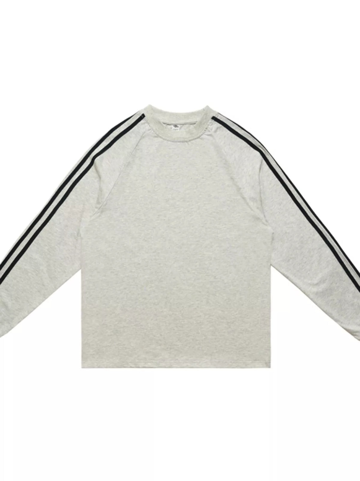 Men's Striped Round Neck Long Sleeve T-Shirt