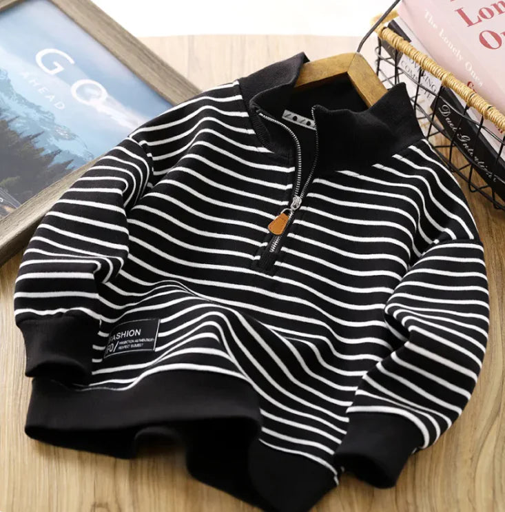Children Casual Polo Collar Fashion Tops Handsome - # BOAA13510040