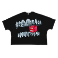 Reaper unit worldwide Chrome Dice Streetwear Cropped Boxy Tee Cotton 280 GSM Lightweight Casual Top