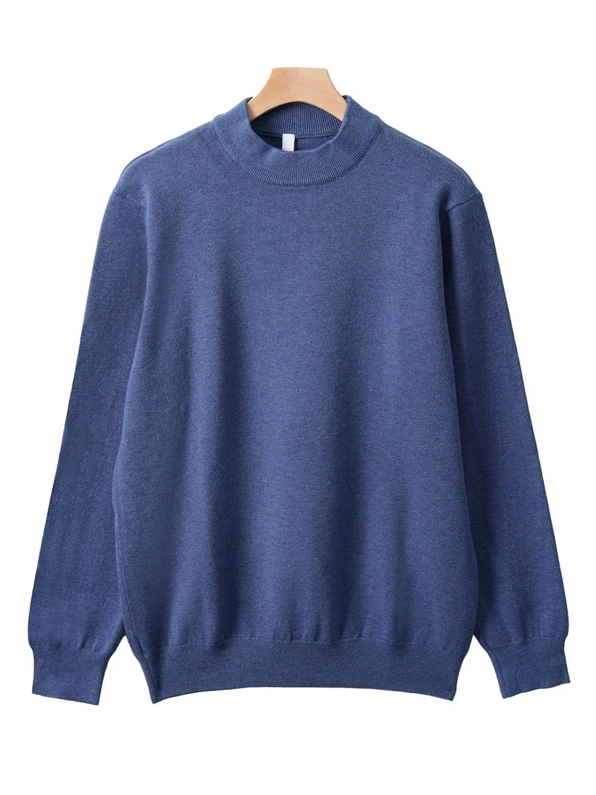 Men's Plus Size Round Neck Long Sleeve Sweater