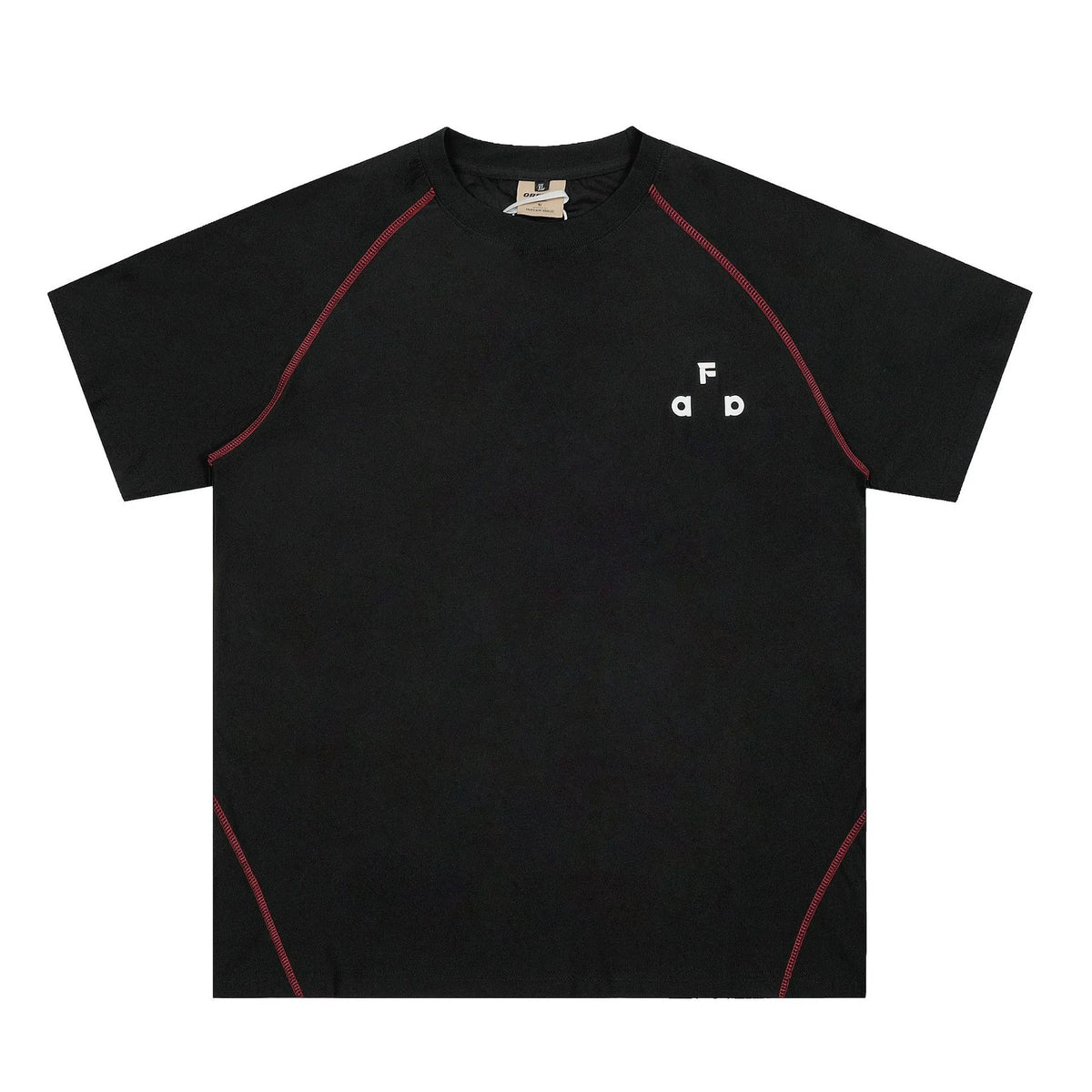 Men's Contrast Stitching Short Sleeve T-Shirt