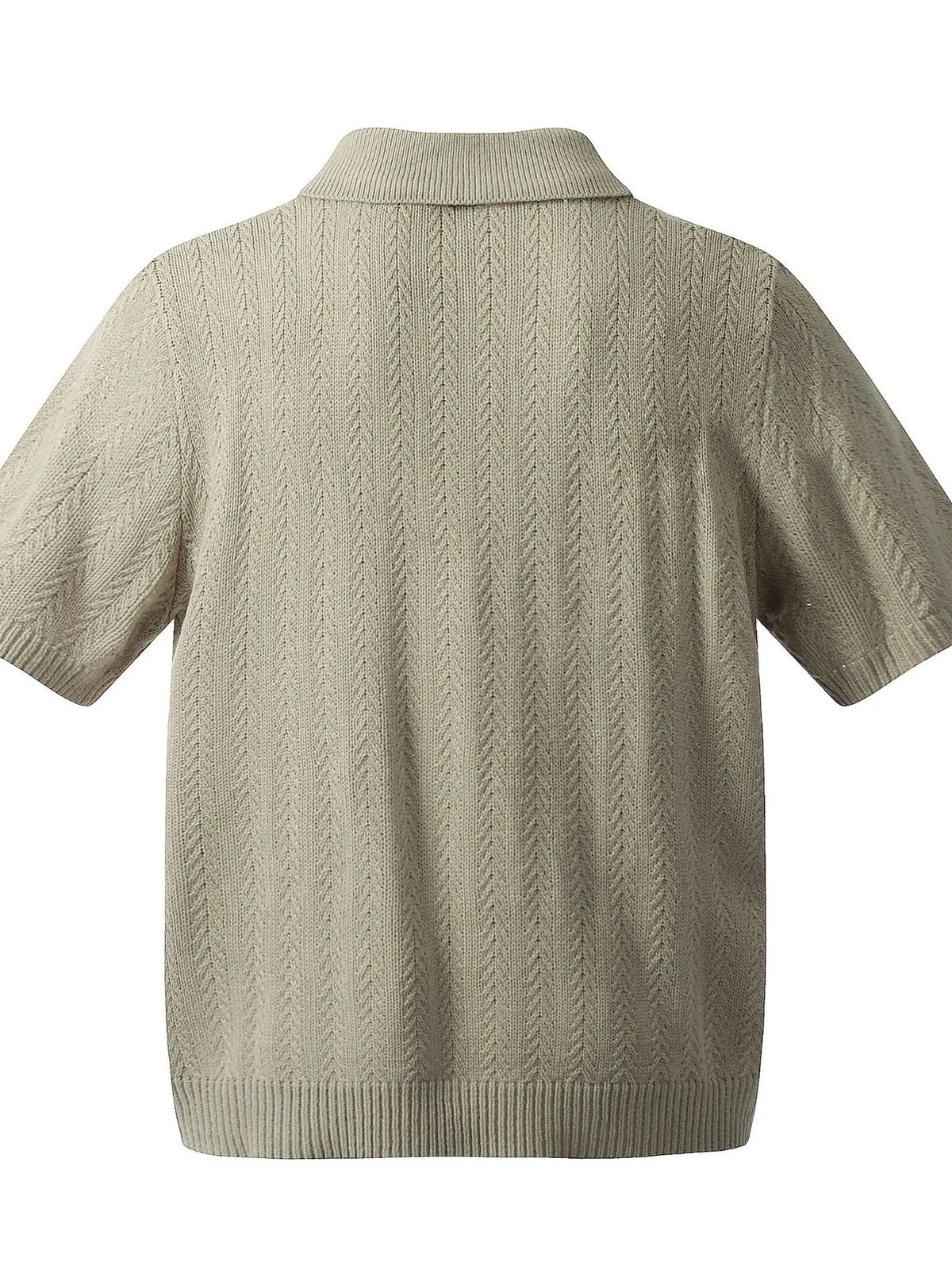 Men's Button Detail Short Sleeve Polo