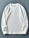 Men's Plus Size Round Neck Long Sleeve T-Shirt