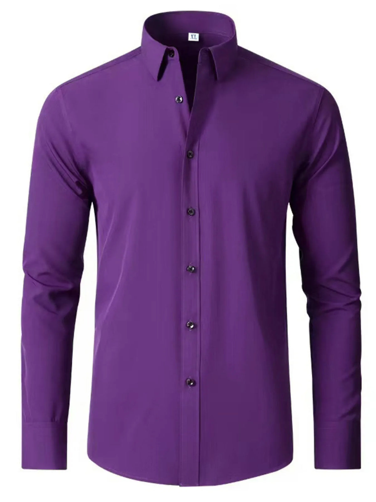 Men's Plus Size Button Up Long Sleeve Shirt