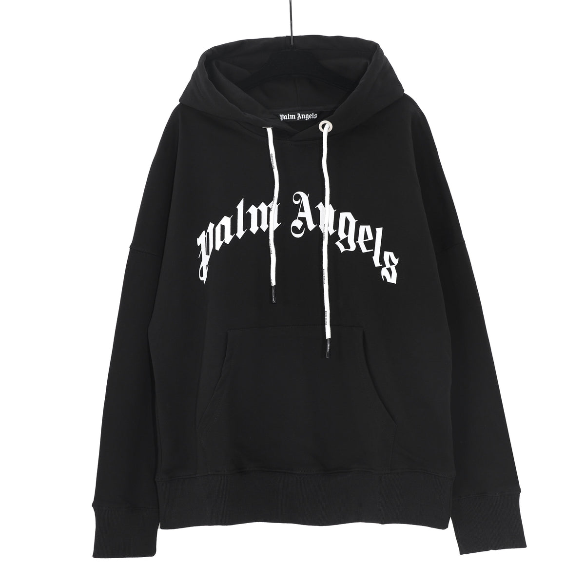 Palm Angels Logo-Print Sweatshirt Black/White