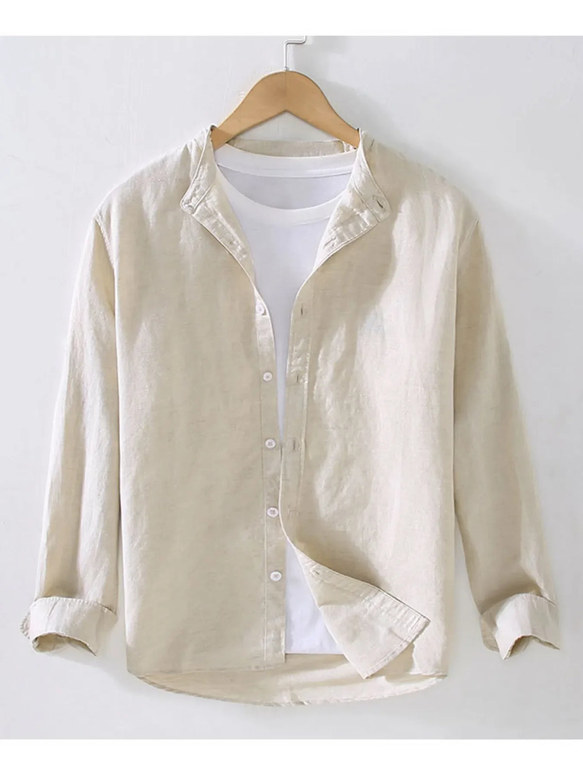 Men's Full Size Button Up Long Sleeve Shirt Plus Size
