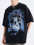 Men's Graphic Round Neck Half Sleeve T-Shirt