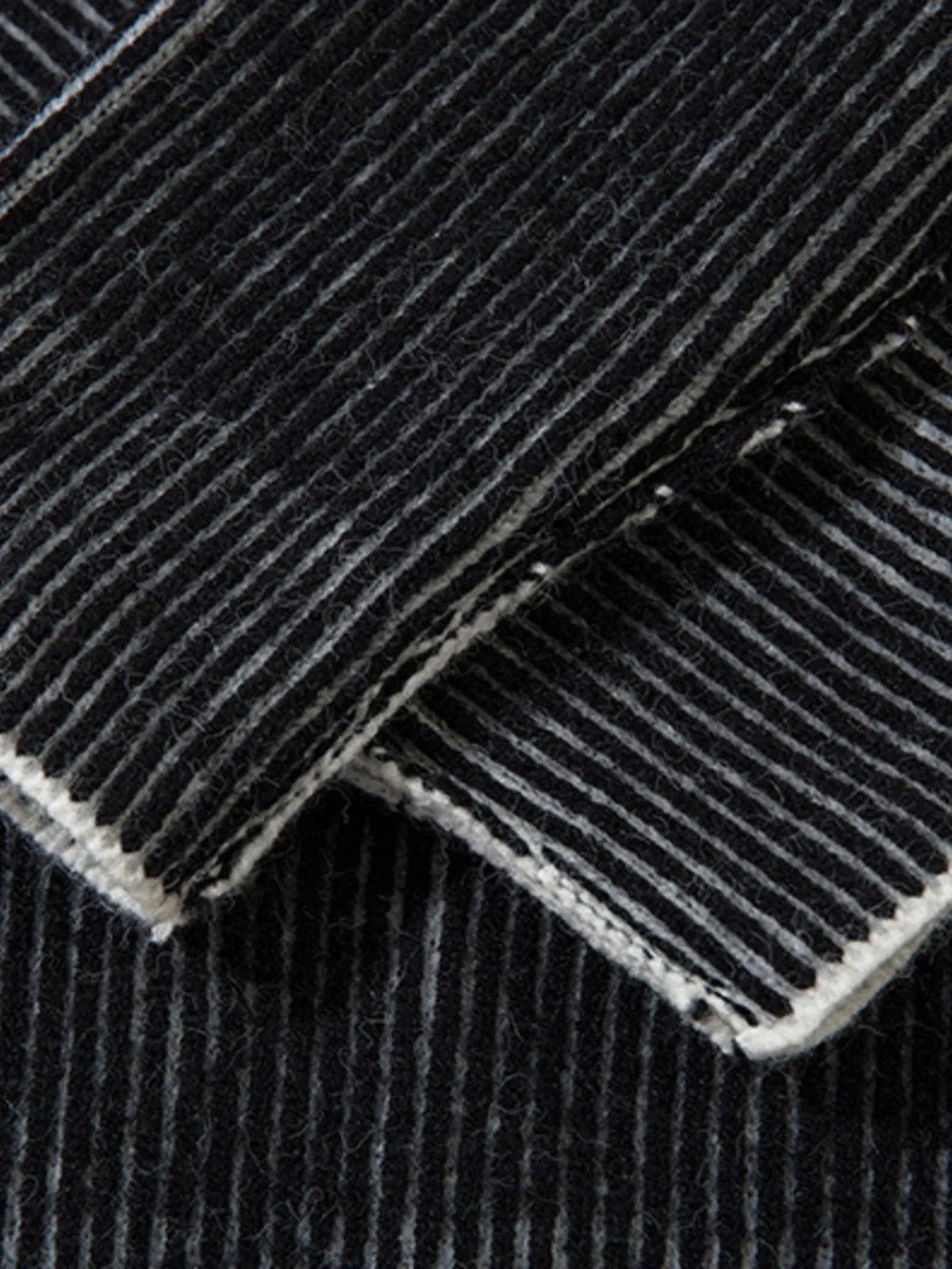 Men's Ribbed Turtleneck Long Sleeve Sweater