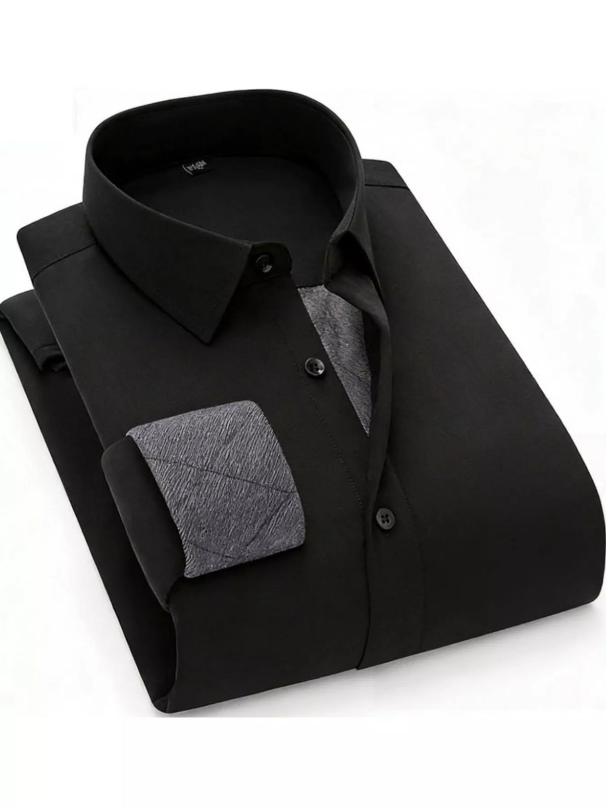 Men's Full Size Slim Fit Long Sleeve Shirt Plus Size