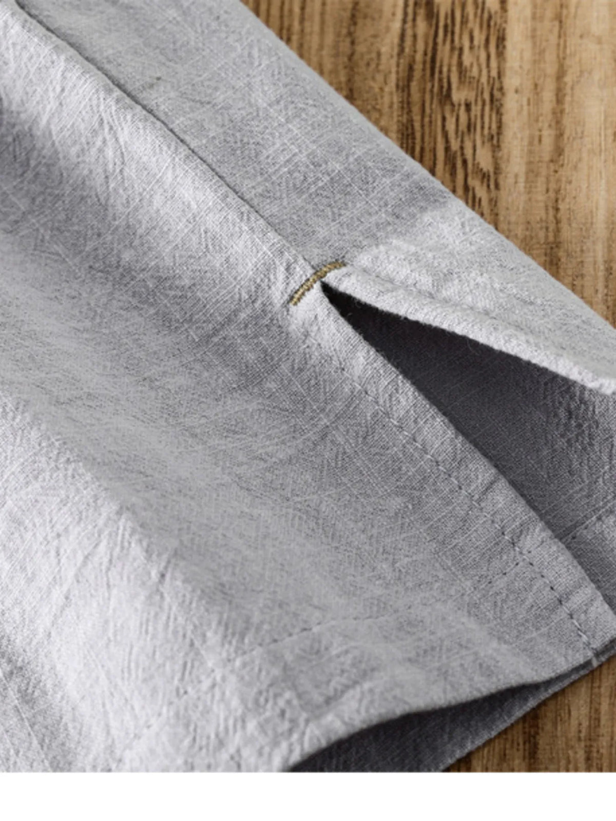 Men's Plus Size Short Sleeve Button Detail Blouse