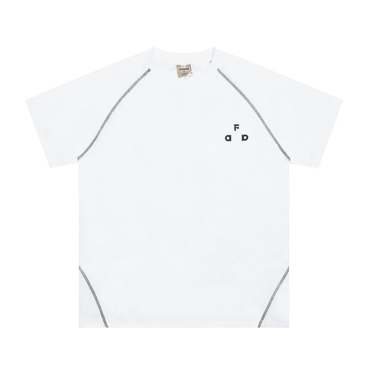 Men's Contrast Stitching Short Sleeve T-Shirt