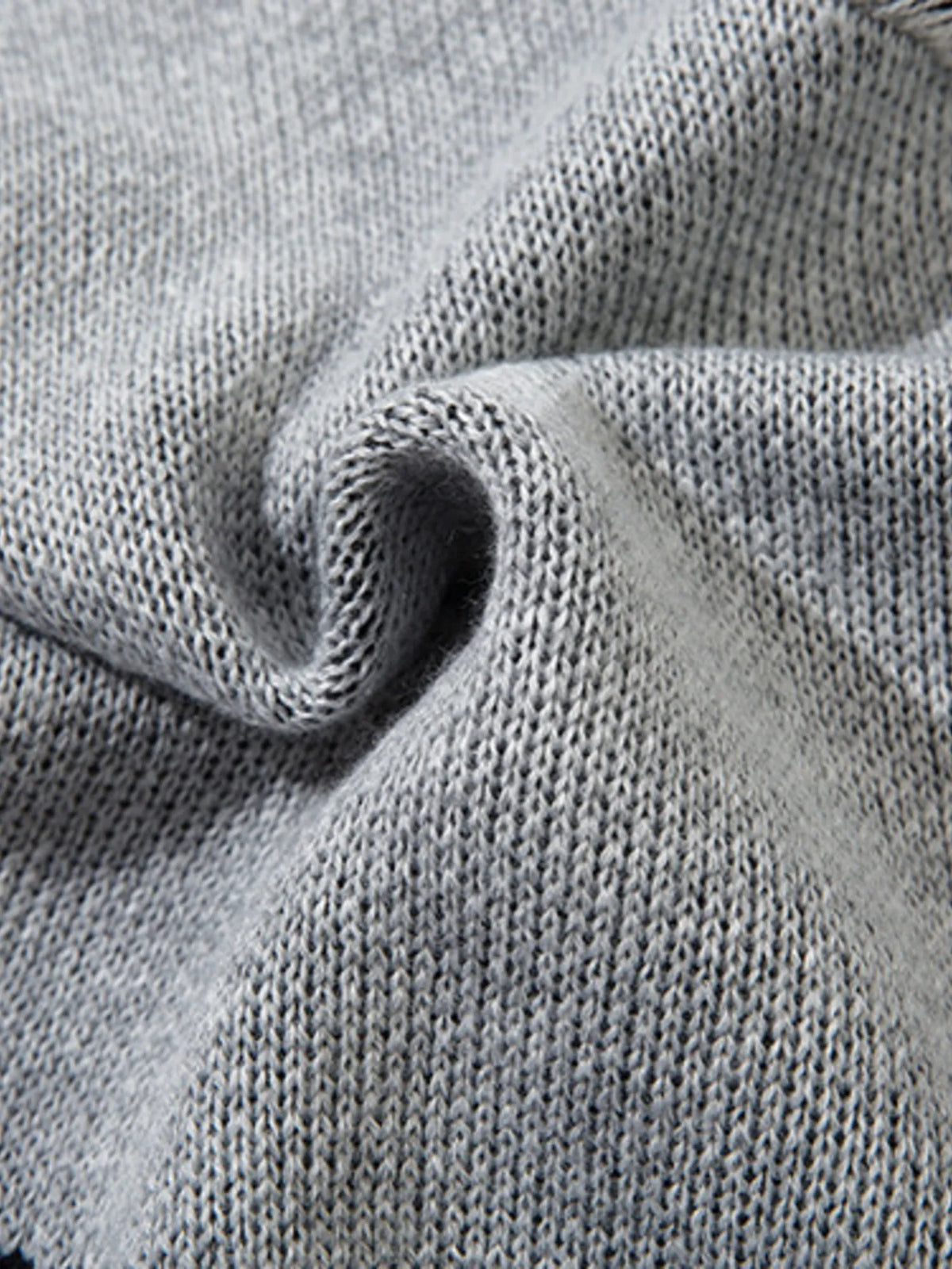 Men's Distressed Chain Detail Oversized Sweater