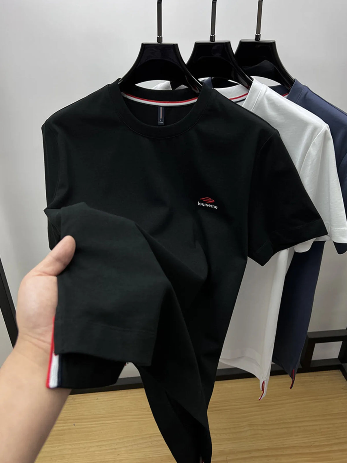 Men's Plus Size Round Neck Short Sleeve T-Shirt