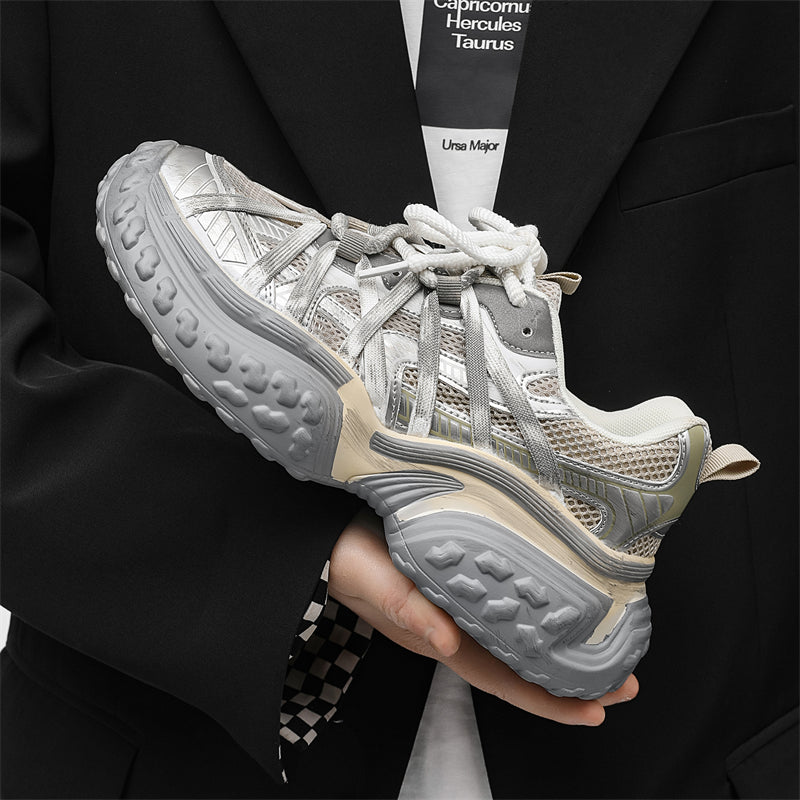 Reaper unit worldwide S8888 Champagne Tire Sneakers