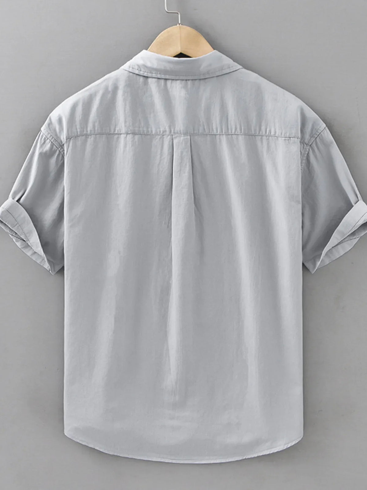Men's Plus Size Button Up Short Sleeve Shirt