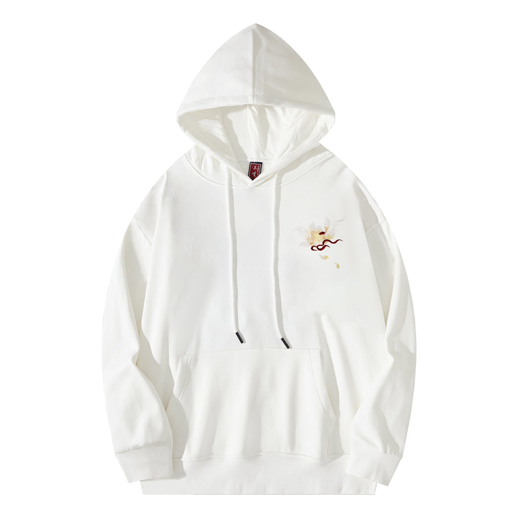 KH9229 Reindeer Embroidery Hoodie