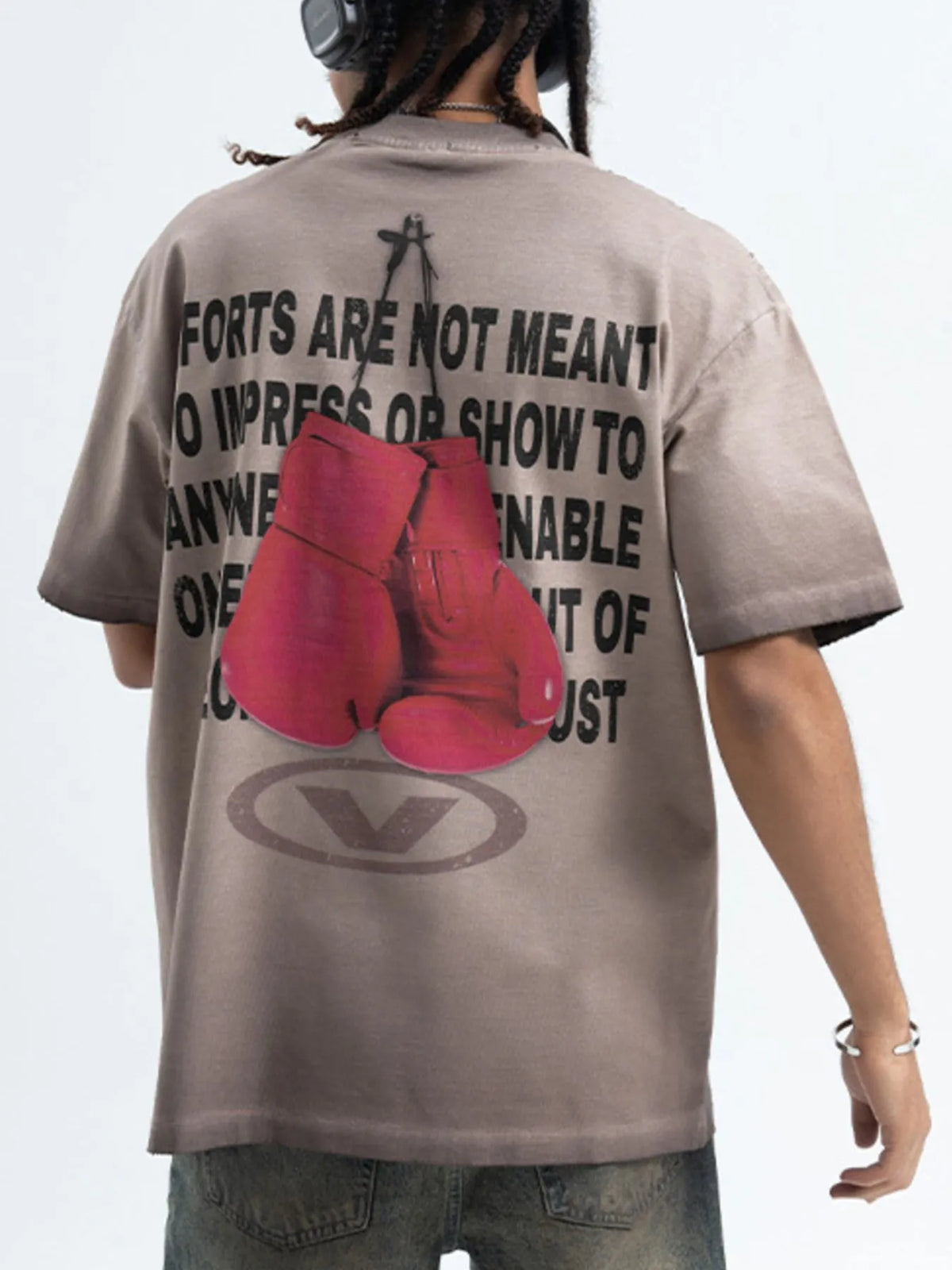 Men's Graphic Round Neck Short Sleeve T-Shirt