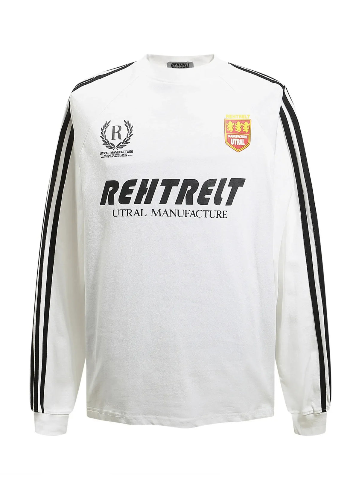 Men's Striped Long Sleeve Graphic T-Shirt