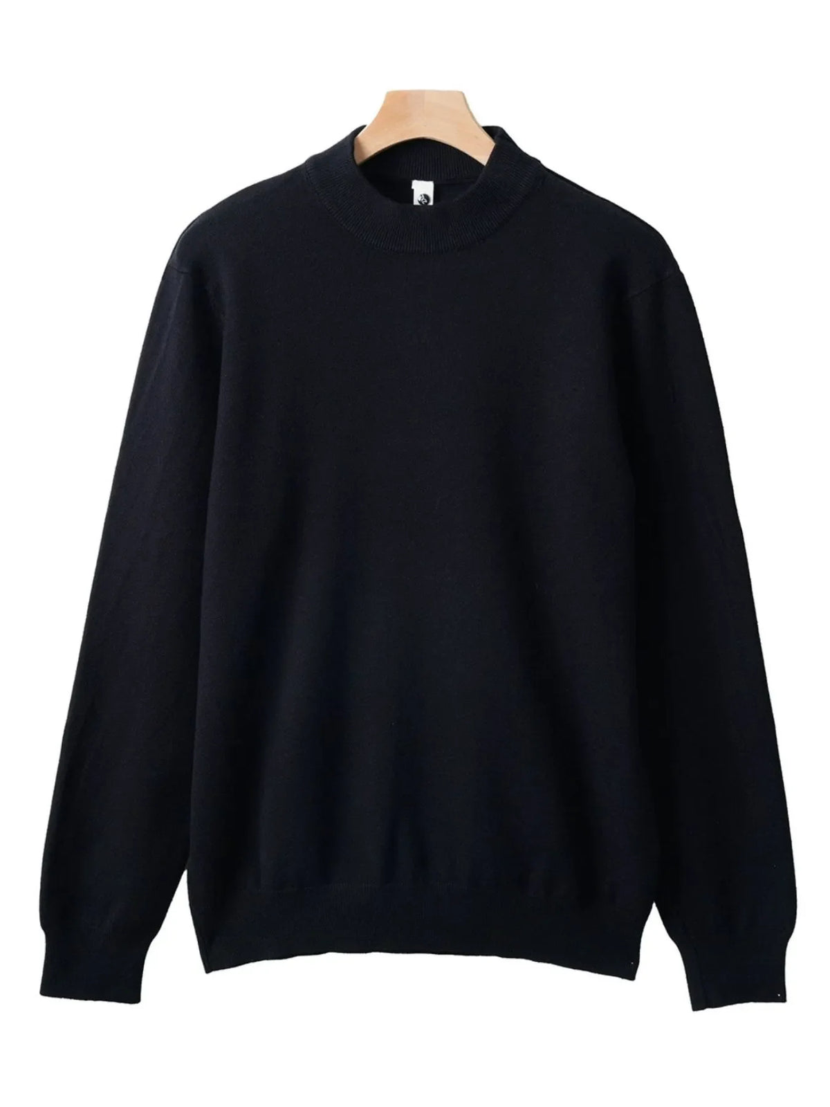 Men's Plus Size Round Neck Long Sleeve Sweater