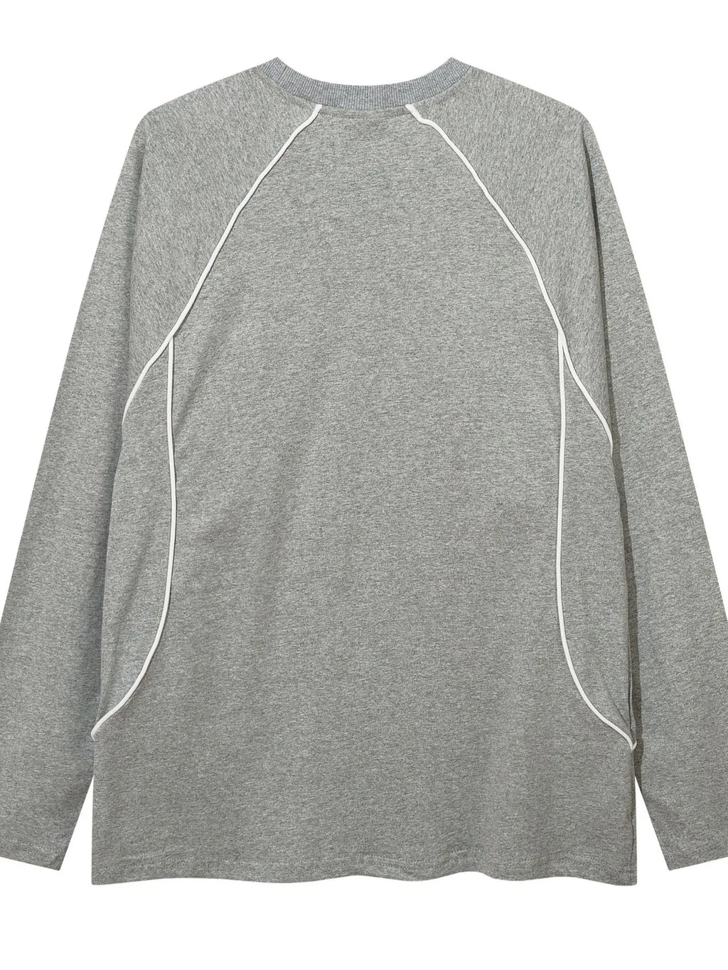 Men's Contrast Stitching Round Neck Letter Graphic T-Shirt