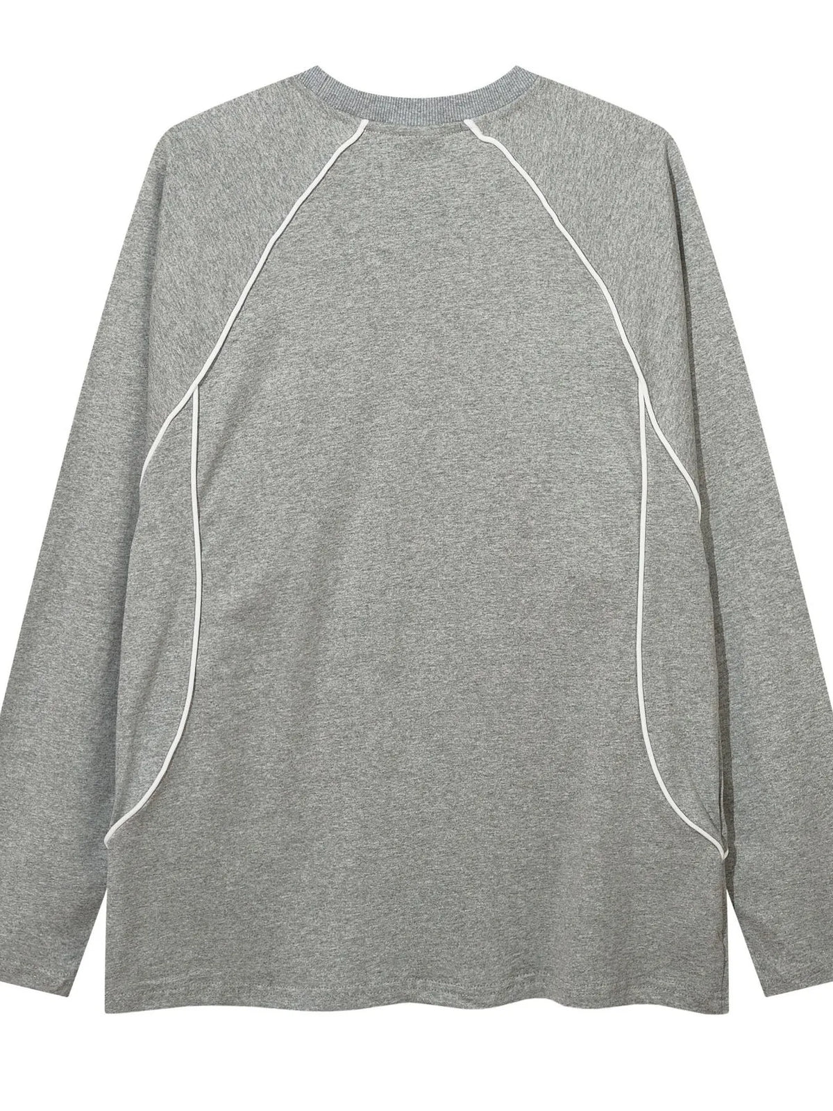 Men's Contrast Stitching Round Neck Letter Graphic T-Shirt