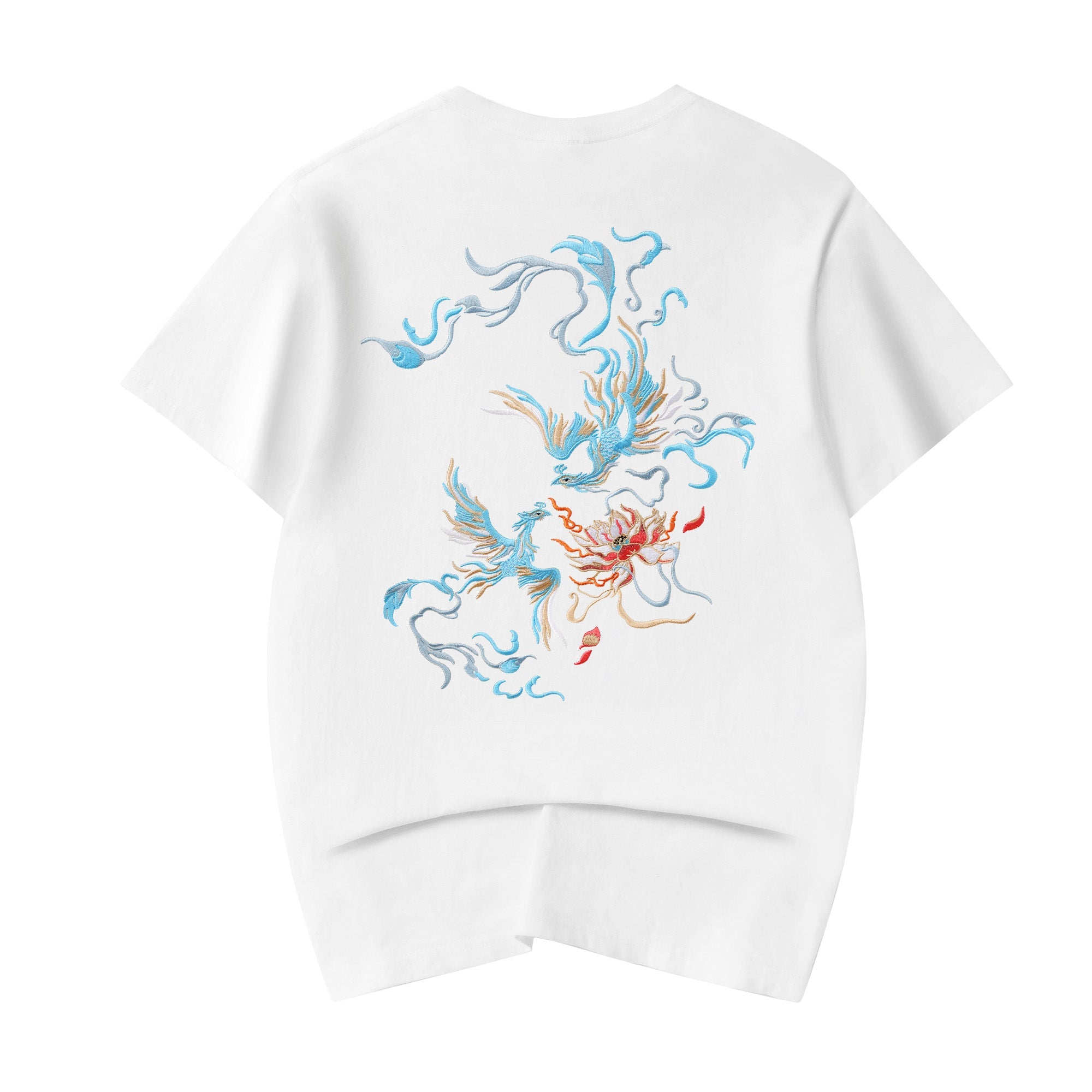 Reaper unit worldwide KH606 Blue Phoenix Embroidery Tee