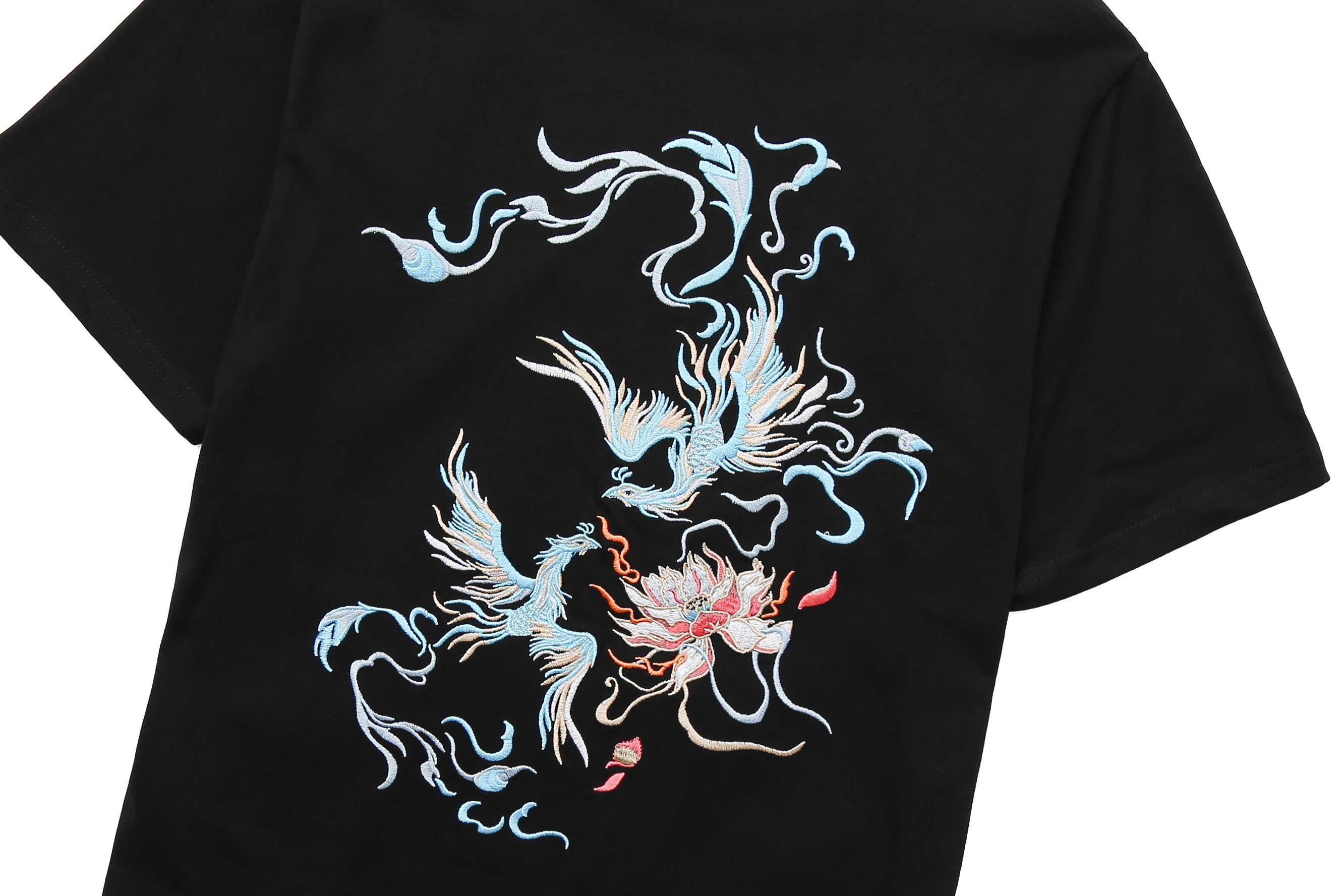 Reaper unit worldwide KH606 Blue Phoenix Embroidery Tee
