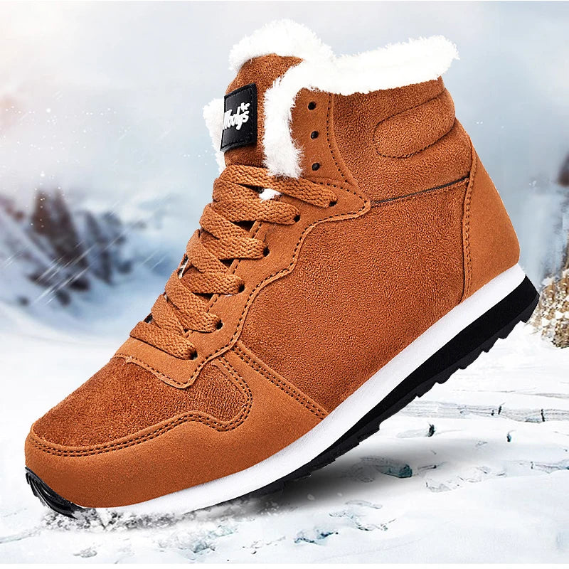 Reaper unit worldwide Men Boots Waterproof Winter Boots Men Lightweight Hight Top Plus 48 No Slip Warm Snow Boots Plush Women Footwear Leather Shoes