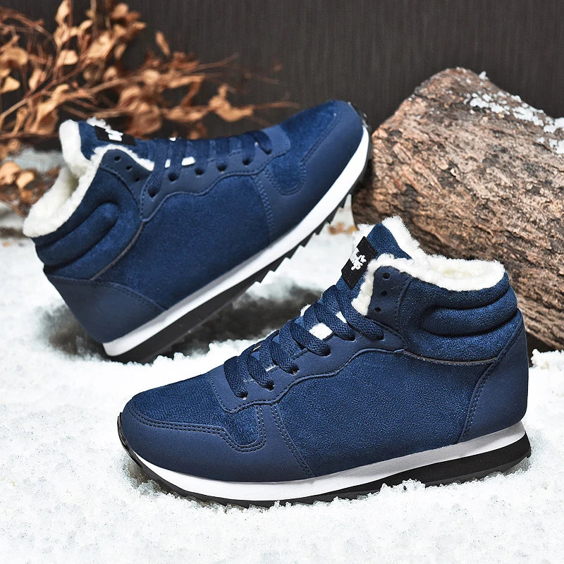 Reaper unit worldwide Men Boots Waterproof Winter Boots Men Lightweight Hight Top Plus 48 No Slip Warm Snow Boots Plush Women Footwear Leather Shoes