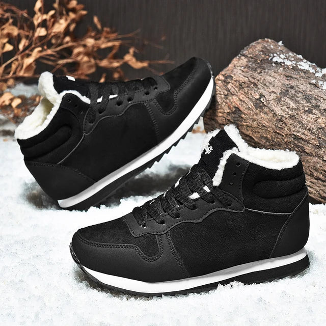 Reaper unit worldwide Men Boots Waterproof Winter Boots Men Lightweight Hight Top Plus 48 No Slip Warm Snow Boots Plush Women Footwear Leather Shoes