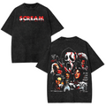 Scream Horror Movie – Washed Tee Cotton Menswear Top  | SEP 19